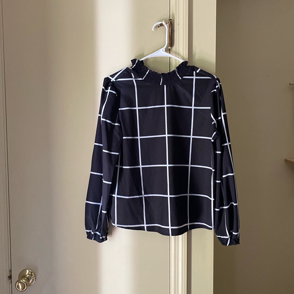 Plaid top
